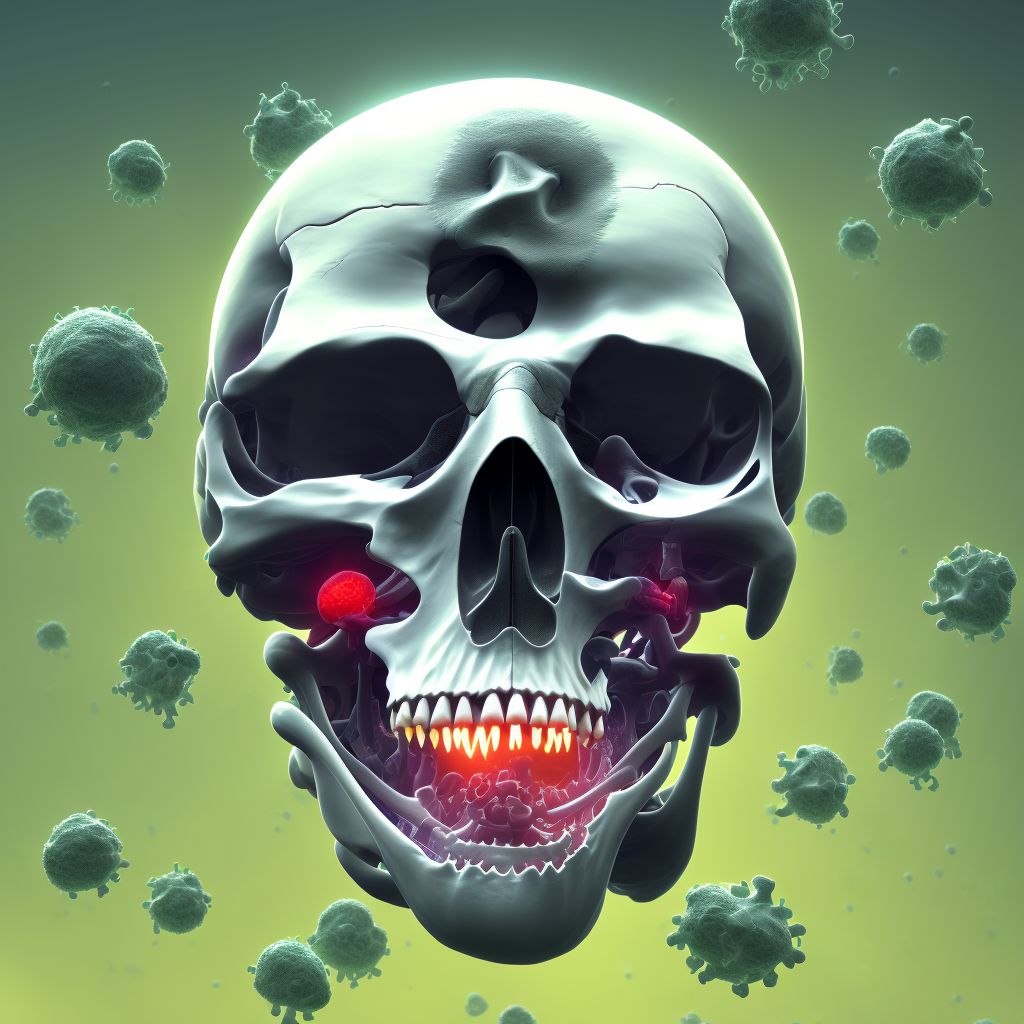 Bone marrow transplant failure digital illustration
