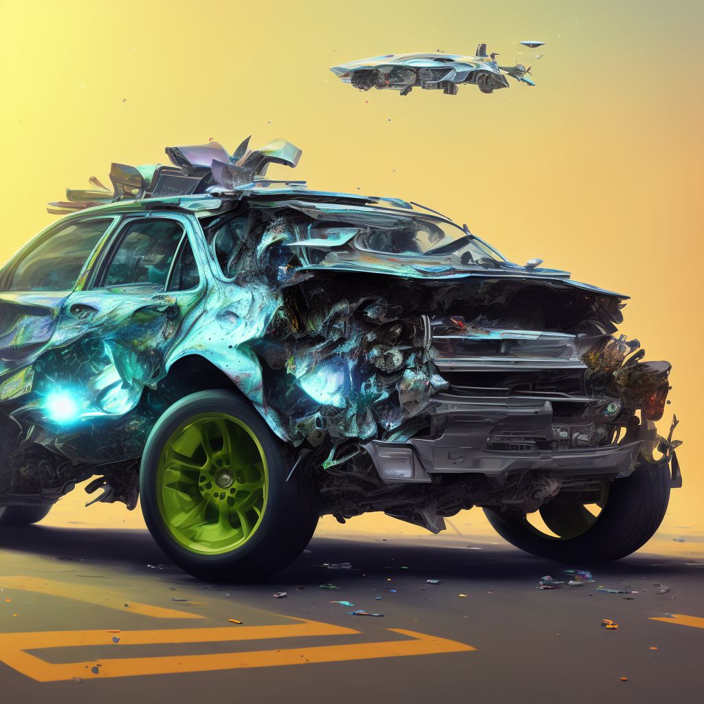 Occupant of animal-drawn vehicle injured in collision with fixed or stationary object, subsequent encounter digital illustration