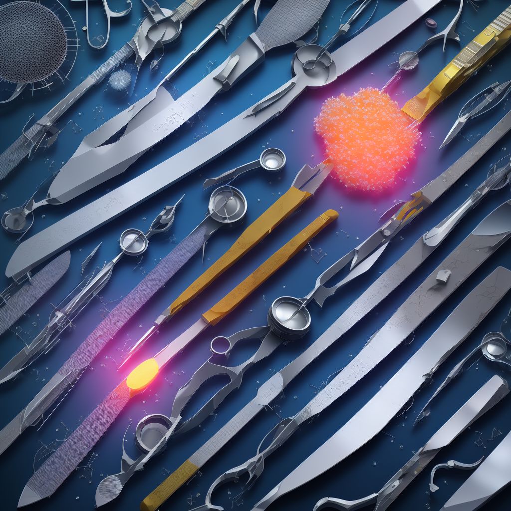 Surgical instruments, materials and orthopedic devices (including sutures) associated with adverse incidents digital illustration
